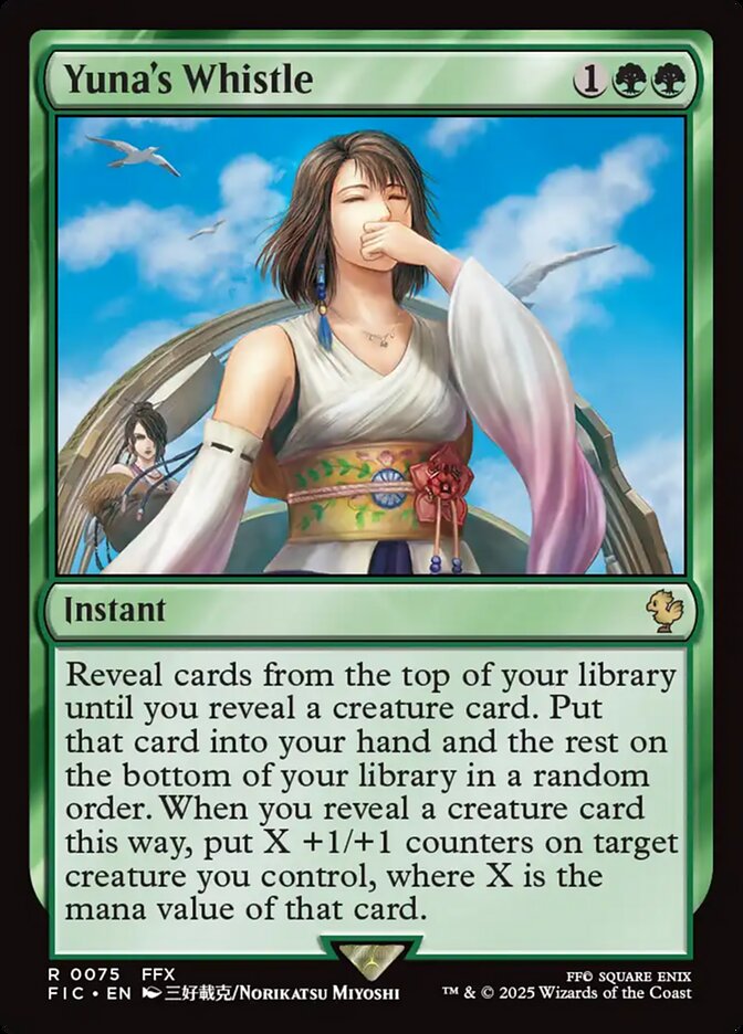 Magic the Gathering Card - Yuna's Whistle - MTG Circle