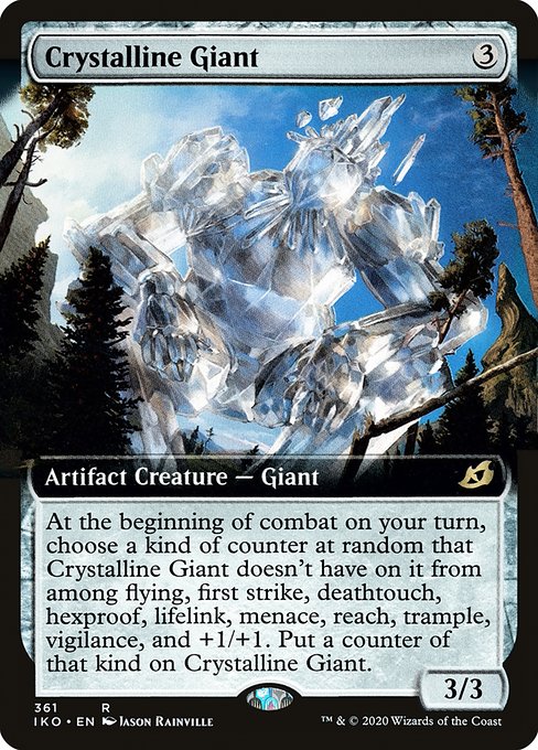 Magic the Gathering Card - Crystalline Giant - MTG Circle