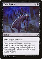 Magic the Gathering Card - Final Death - MTG Circle