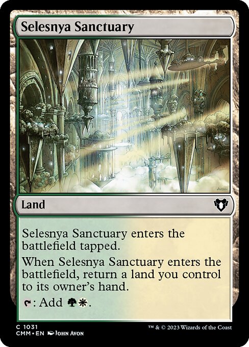 Magic the Gathering Card - Selesnya Sanctuary - MTG Circle