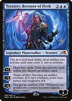 Magic the Gathering Card - Tezzeret, Betrayer of Flesh - MTG Circle