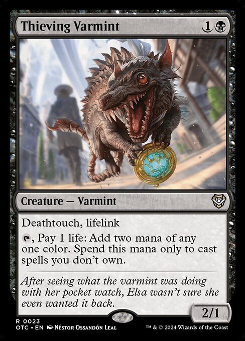 Magic the Gathering Card - Thieving Varmint - MTG Circle