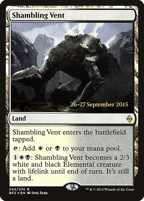 Magic the Gathering Card - Shambling Vent - MTG Circle