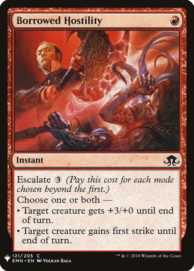 Magic the Gathering Card - Borrowed Hostility - MTG Circle