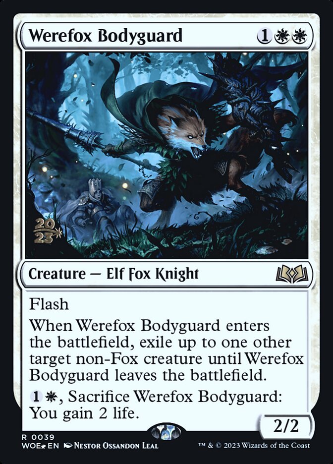 Magic the Gathering Card - Werefox Bodyguard - MTG Circle