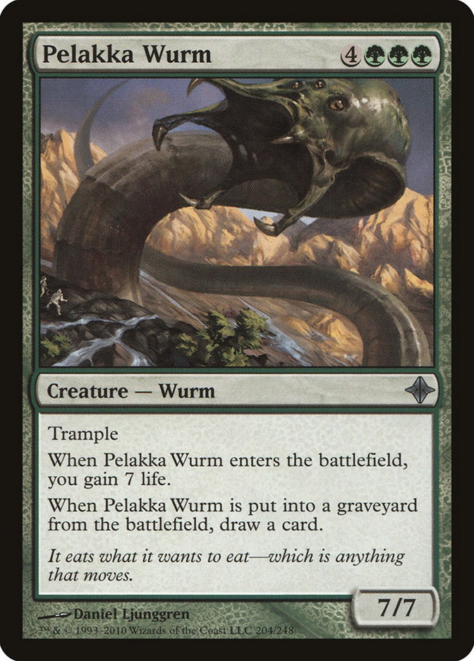 Magic the Gathering Card - Pelakka Wurm - MTG Circle