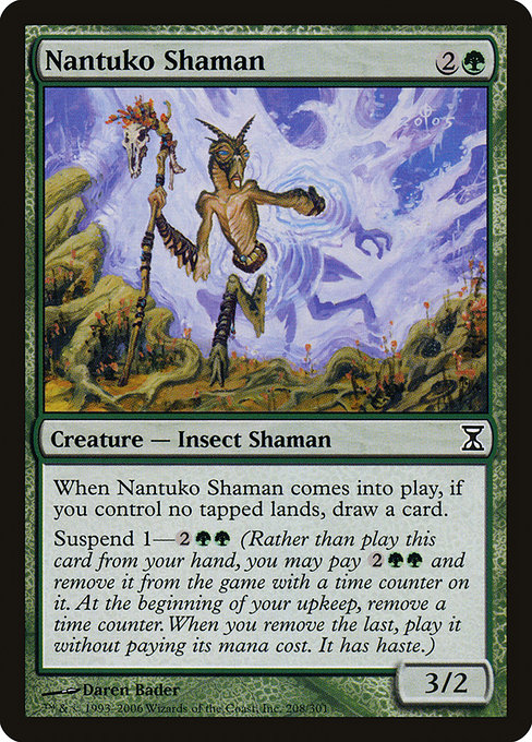 Magic the Gathering Card - Nantuko Shaman - MTG Circle