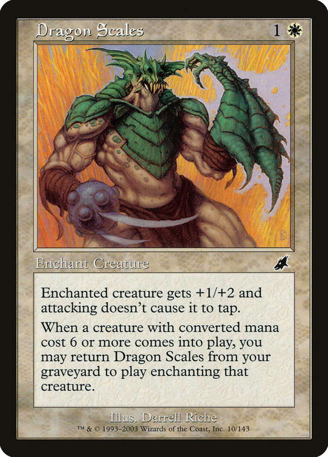 Magic the Gathering Card - Dragon Scales - MTG Circle