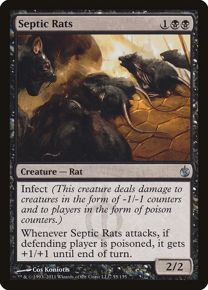 Magic the Gathering Card - Septic Rats - MTG Circle