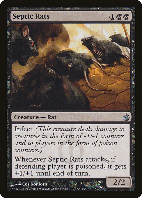 Magic the Gathering Card - Septic Rats - MTG Circle