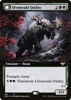 Magic the Gathering Card - Ulvenwald Oddity // Ulvenwald Behemoth - MTG Circle