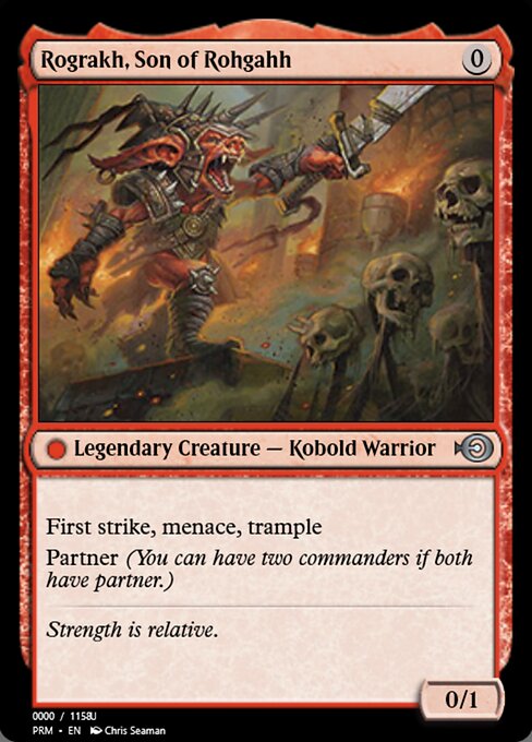 Magic the Gathering Card - Rograkh, Son of Rohgahh - MTG Circle