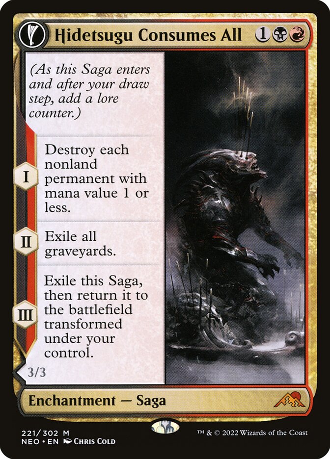 Magic the Gathering Card - Hidetsugu Consumes All - MTG Circle