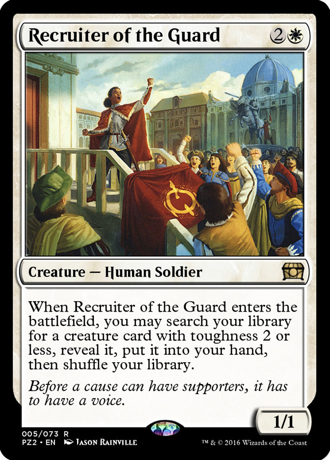 Magic the Gathering Card - Recruiter of the Guard - MTG Circle