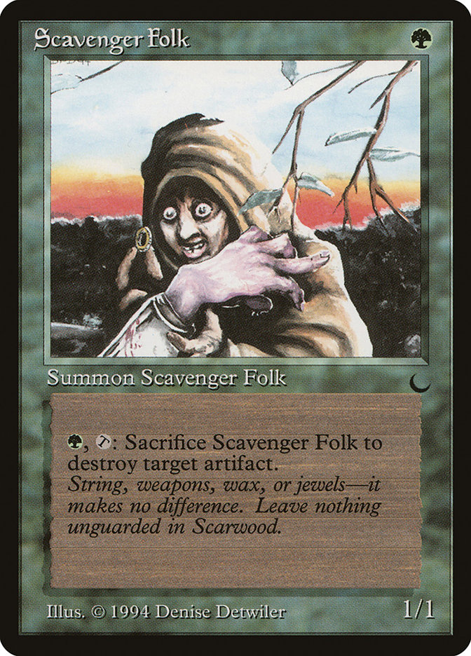 Magic the Gathering Card - Scavenger Folk - MTG Circle