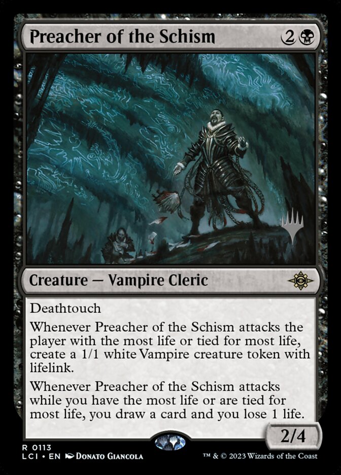 Magic the Gathering Card - Preacher of the Schism - MTG Circle