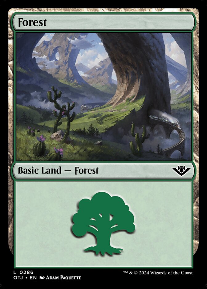 Magic the Gathering Card - Forest - MTG Circle