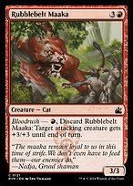 Magic the Gathering Card - Rubblebelt Maaka - MTG Circle