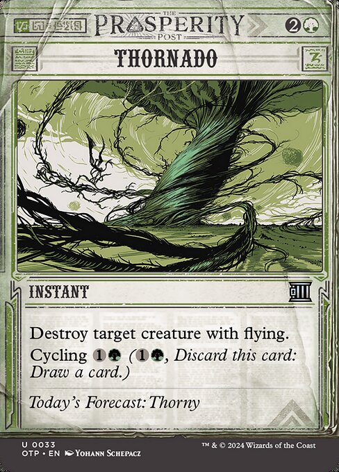 Magic the Gathering Card - Thornado - MTG Circle