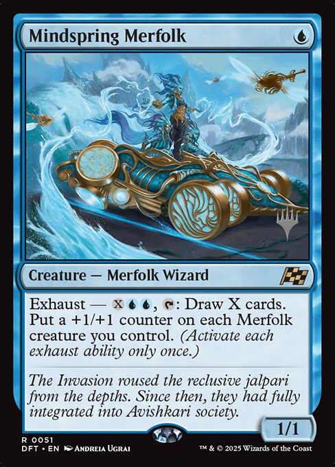 Magic the Gathering Card - Mindspring Merfolk - MTG Circle