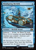 Magic the Gathering Card - Mindspring Merfolk - MTG Circle