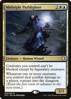 Magic the Gathering Card - Midnight Pathlighter - MTG Circle