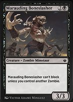Magic the Gathering Card - Marauding Boneslasher - MTG Circle