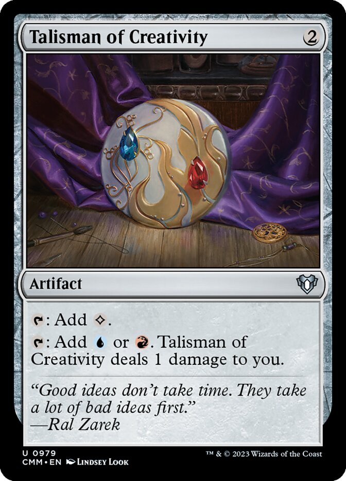 Magic the Gathering Card - Talisman of Creativity - MTG Circle