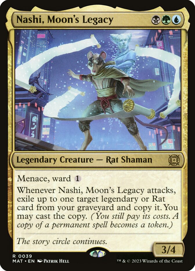 Magic the Gathering Card - Nashi, Moon's Legacy - MTG Circle