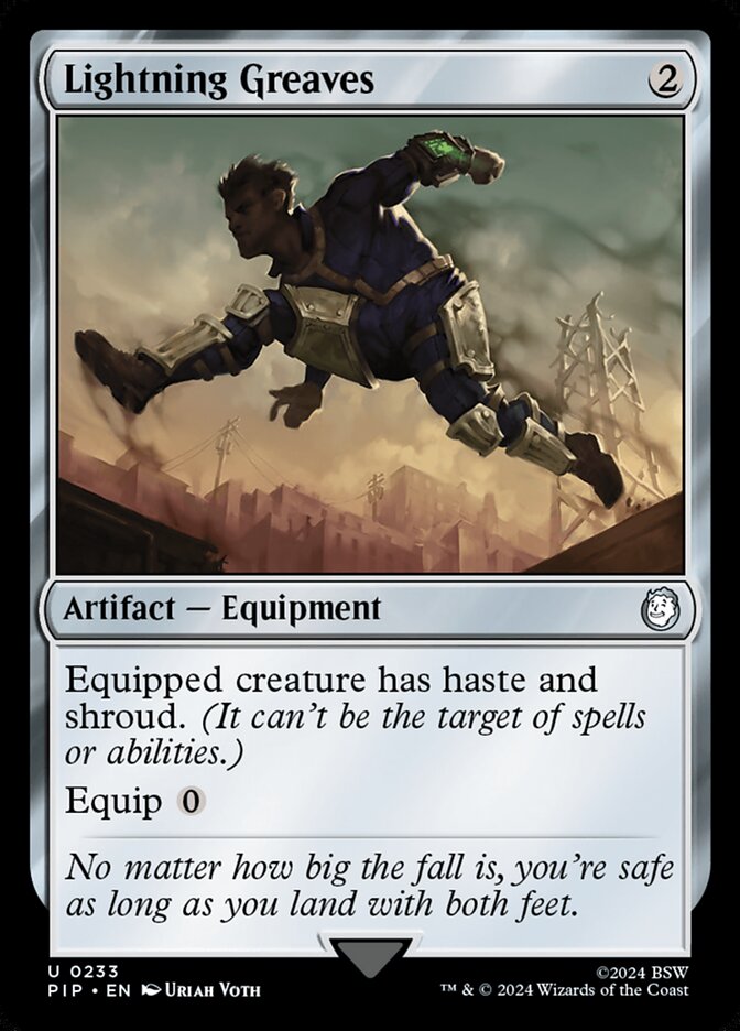 Magic the Gathering Card - Lightning Greaves - MTG Circle