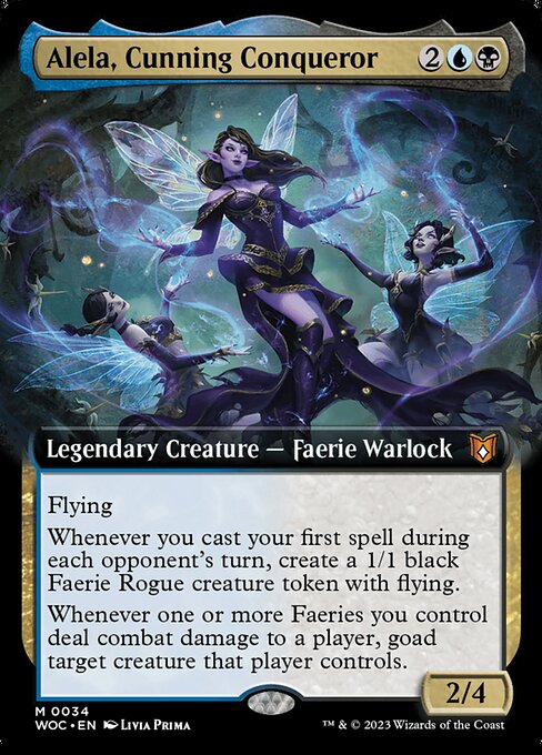 Magic the Gathering Card - Alela, Cunning Conqueror - MTG Circle