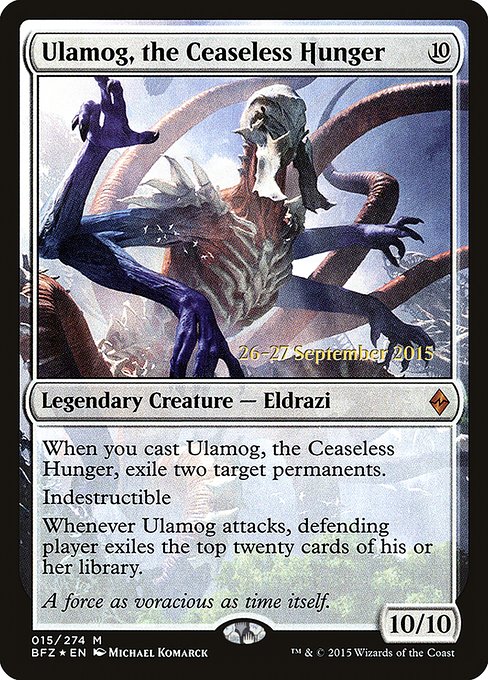 Magic the Gathering Card - Ulamog, the Ceaseless Hunger - MTG Circle