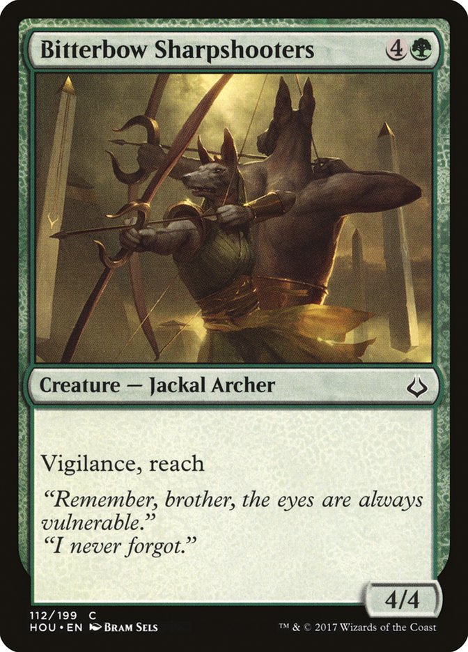Magic the Gathering Card - Bitterbow Sharpshooters - MTG Circle