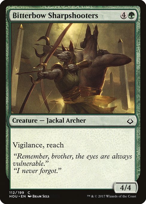 Magic the Gathering Card - Bitterbow Sharpshooters - MTG Circle