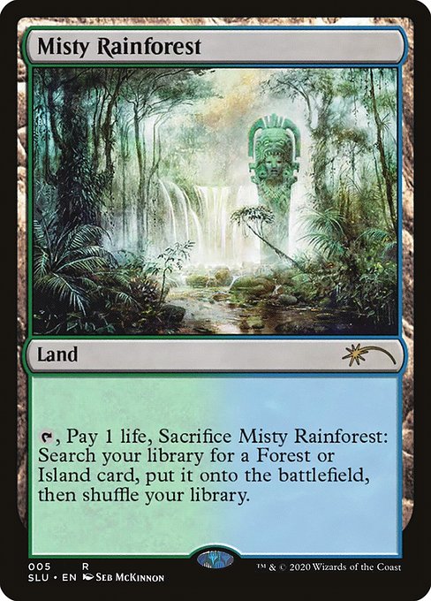 Magic the Gathering Card - Misty Rainforest - MTG Circle