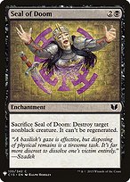Magic the Gathering Card - Seal of Doom - MTG Circle