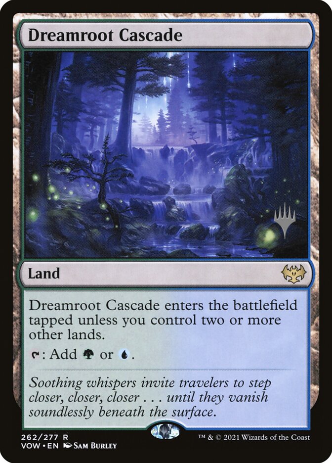 Magic the Gathering Card - Dreamroot Cascade - MTG Circle