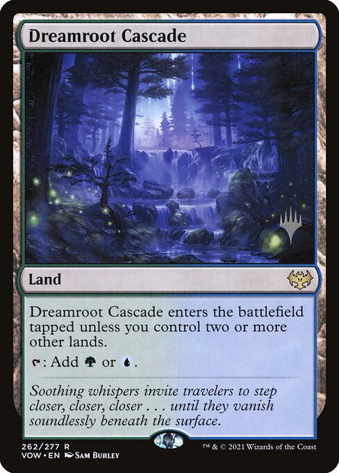 Magic the Gathering Card - Dreamroot Cascade - MTG Circle
