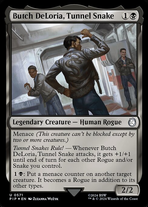 Magic the Gathering Card - Butch DeLoria, Tunnel Snake - MTG Circle