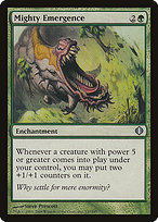 Magic the Gathering Card - Mighty Emergence - MTG Circle