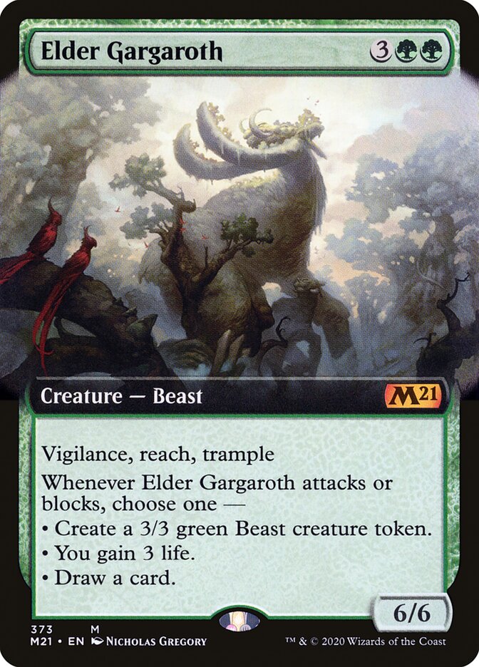 Magic the Gathering Card - Elder Gargaroth - MTG Circle