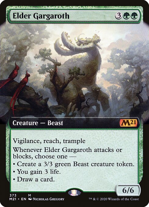 Magic the Gathering Card - Elder Gargaroth - MTG Circle