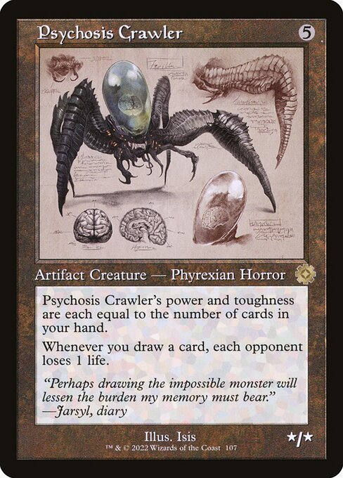 Magic the Gathering Card - Psychosis Crawler - MTG Circle