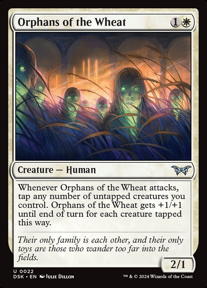 Magic the Gathering Card - Orphans of the Wheat - MTG Circle