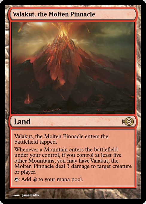Magic the Gathering Card - Valakut, the Molten Pinnacle - MTG Circle