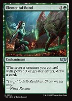 Magic the Gathering Card - Elemental Bond - MTG Circle