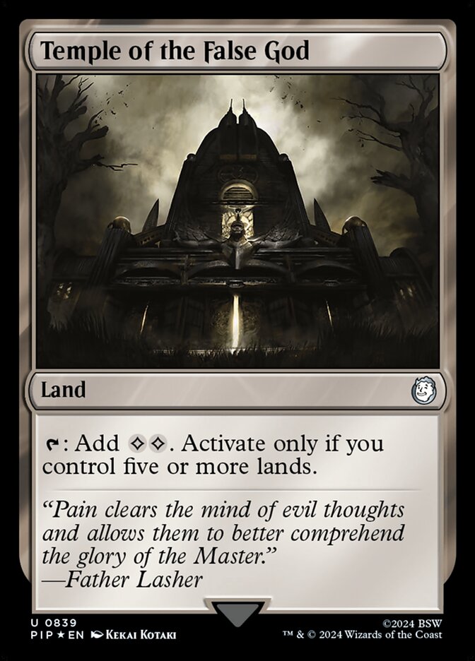 Magic the Gathering Card - Temple of the False God - MTG Circle