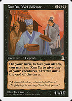 Magic the Gathering Card - Xun Yu, Wei Advisor - MTG Circle