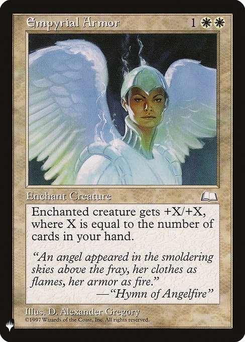 Magic the Gathering Card - Empyrial Armor - MTG Circle