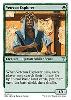 Magic the Gathering Card - Veteran Explorer - MTG Circle